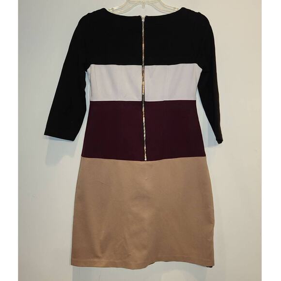 WHBM White house black market colorblock dress - size 2 - Picture 2 of 6